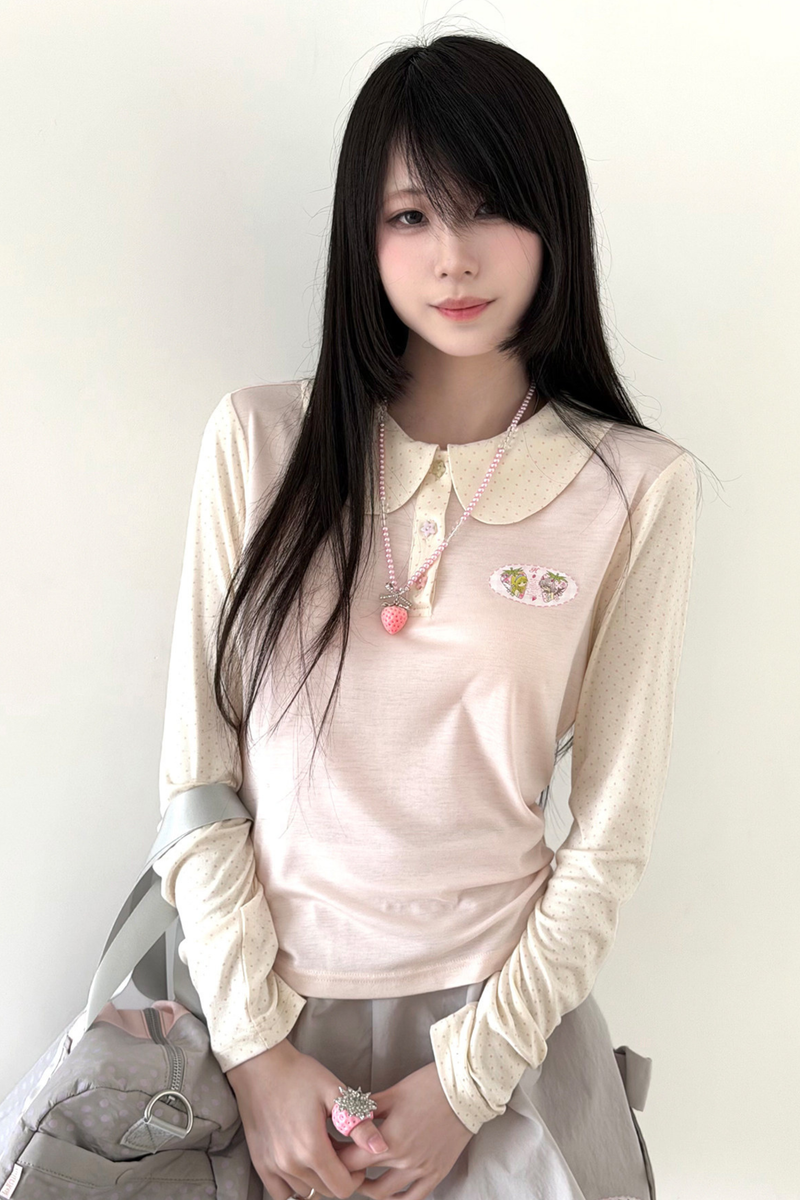 Sugar Heart Long Sleeve Top + Skirt