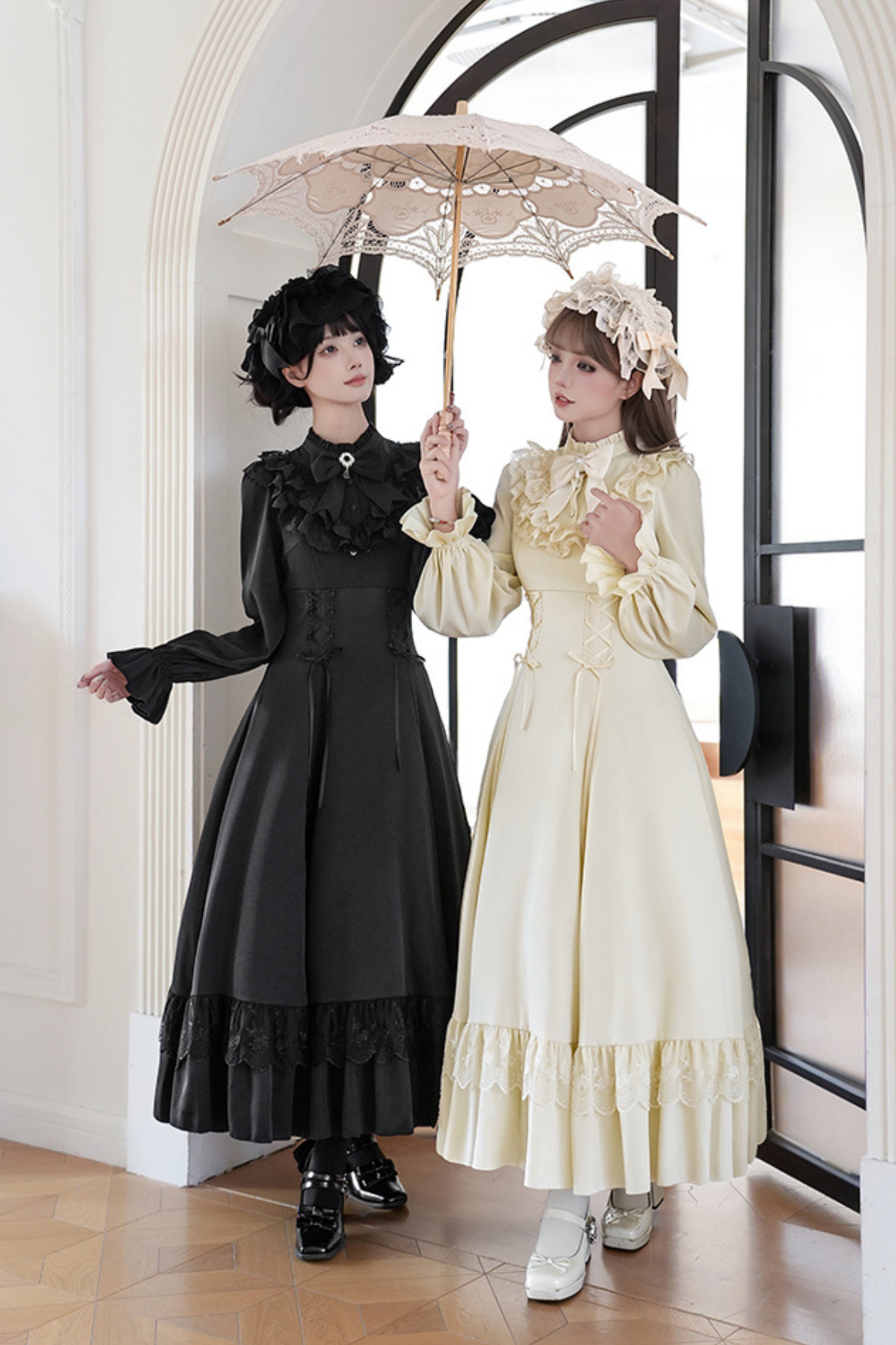 Dress + Shawl + Ribbon + Headdress