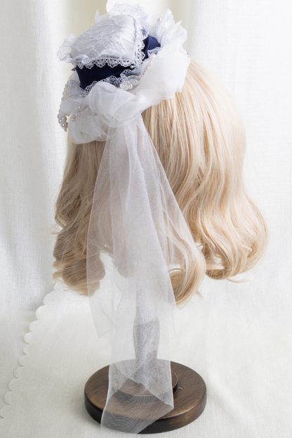 Lace Hat Lolita Clip