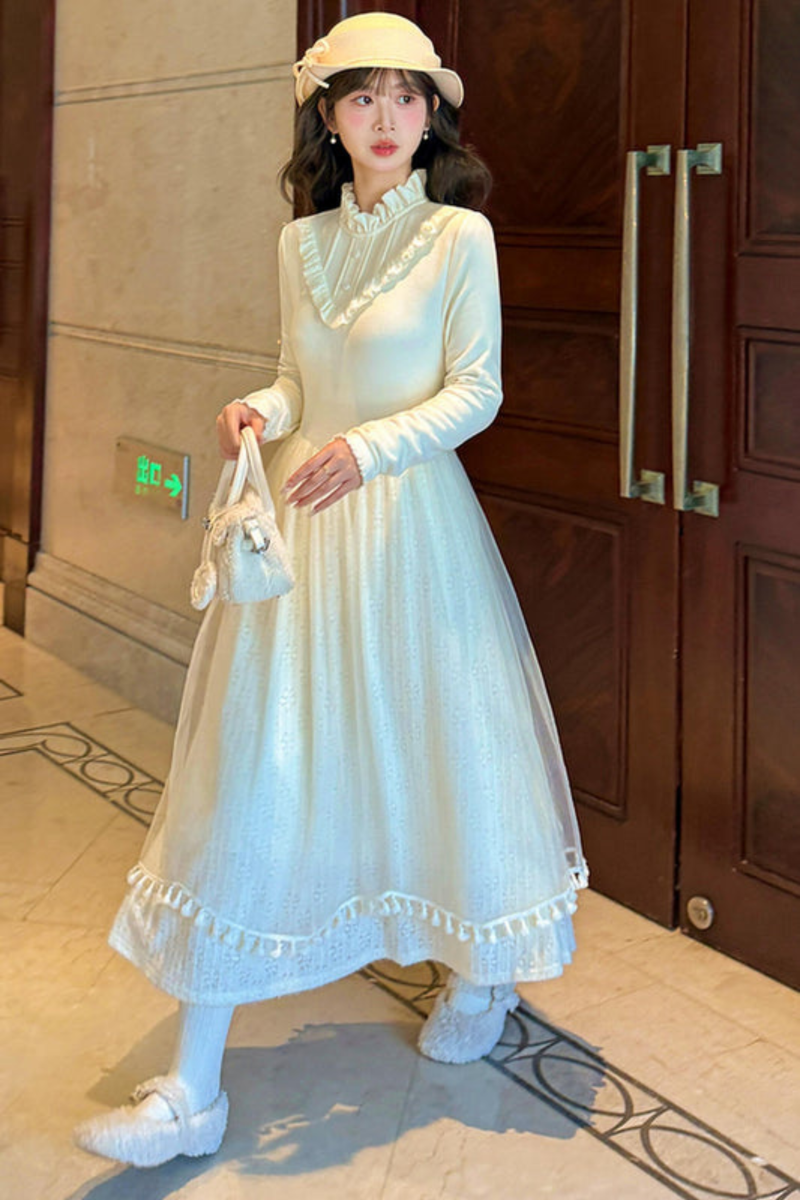 Mori Girl Winter Dress