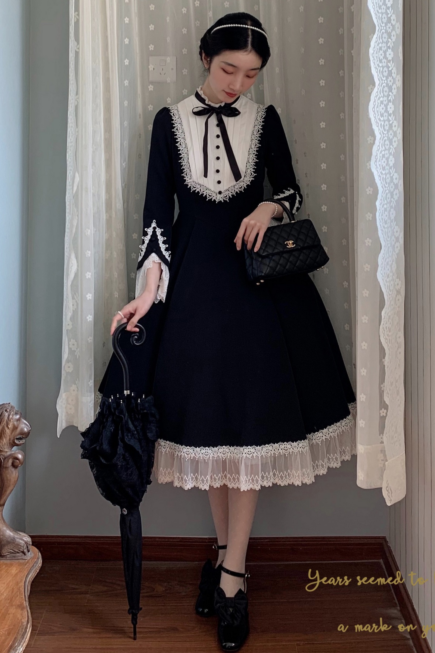 Night Retro Lolita Dress