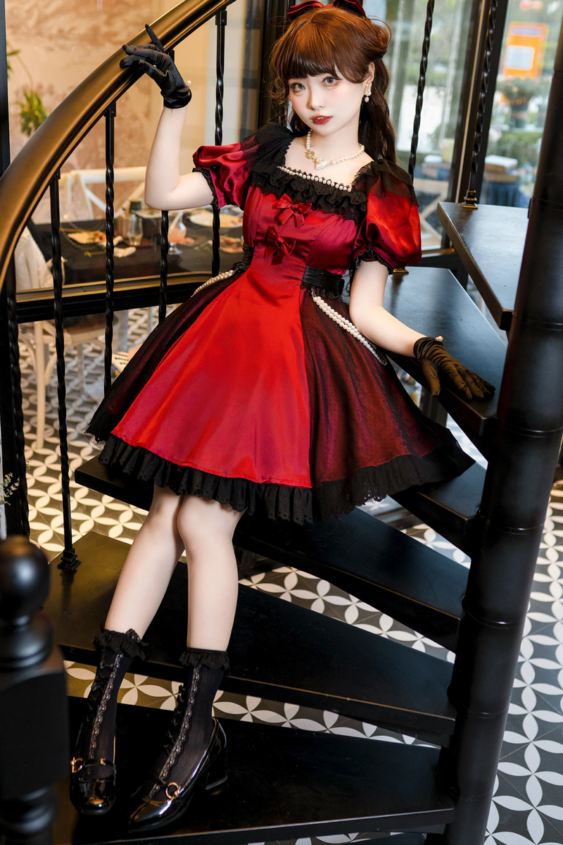 Mystery Girly Ribbon Dress + Accessories