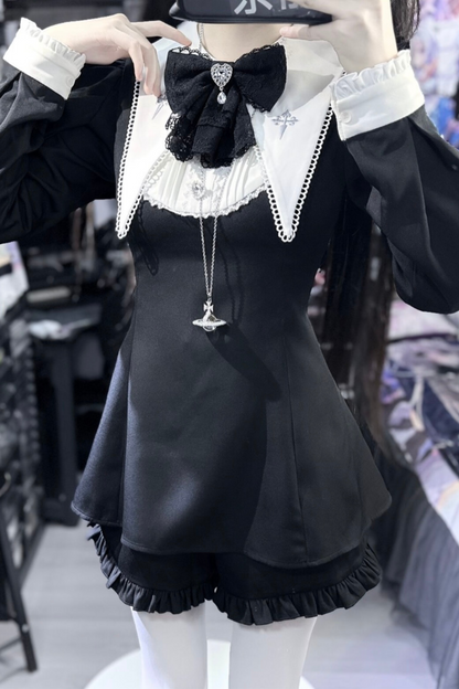 Sweet Pure Doll Peplum Top + Shorts