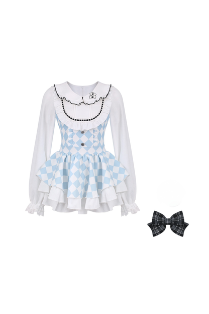Chess Fantasy Dress + Cloak + Inner Pants