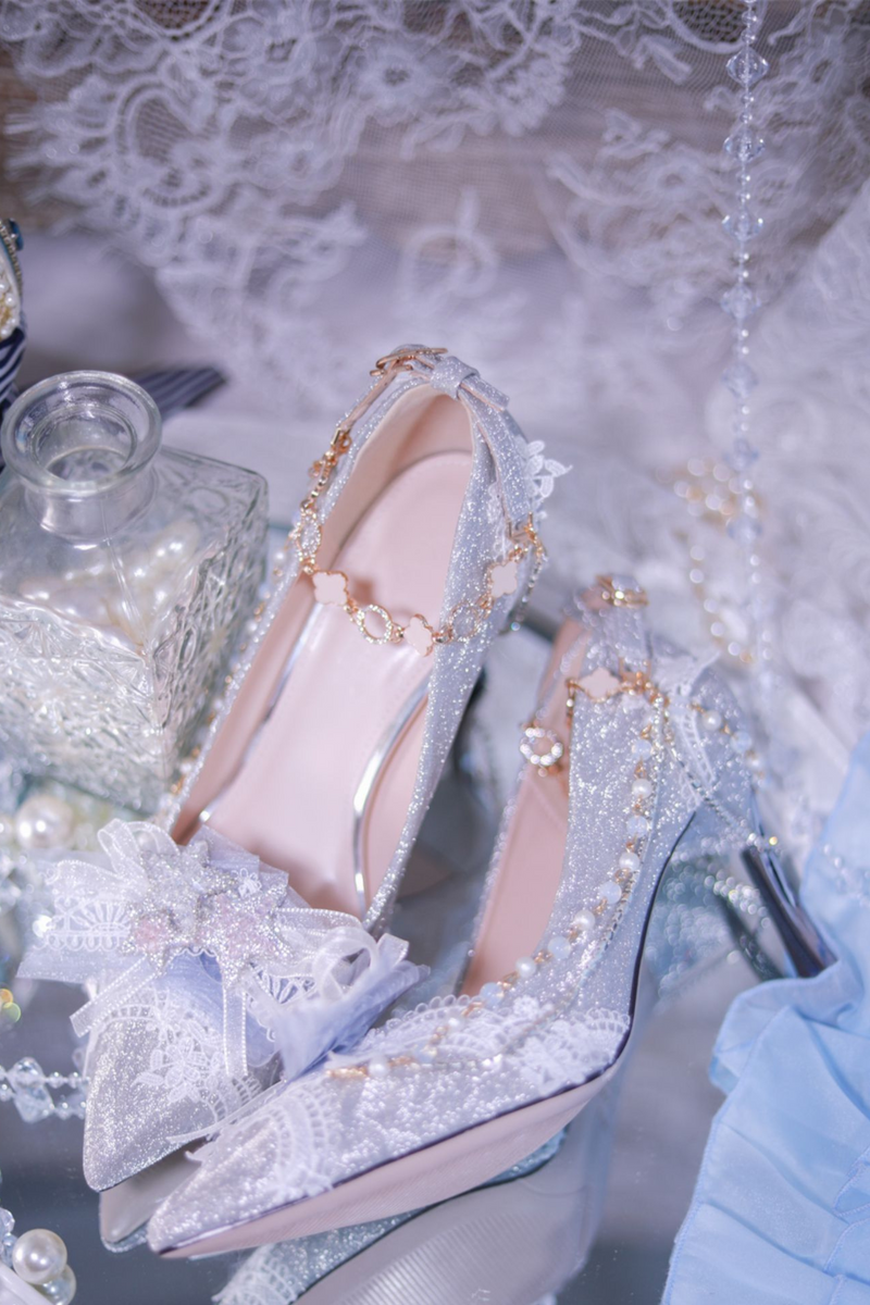 Shiny Wedding Shoes