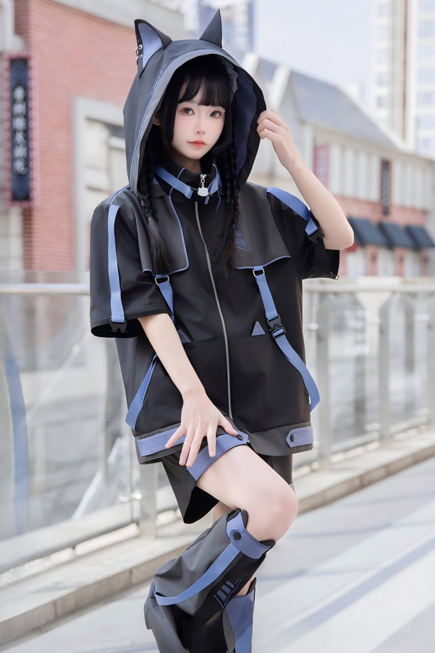 Cyber Wildcat Jacket + Shorts + Leg Covers