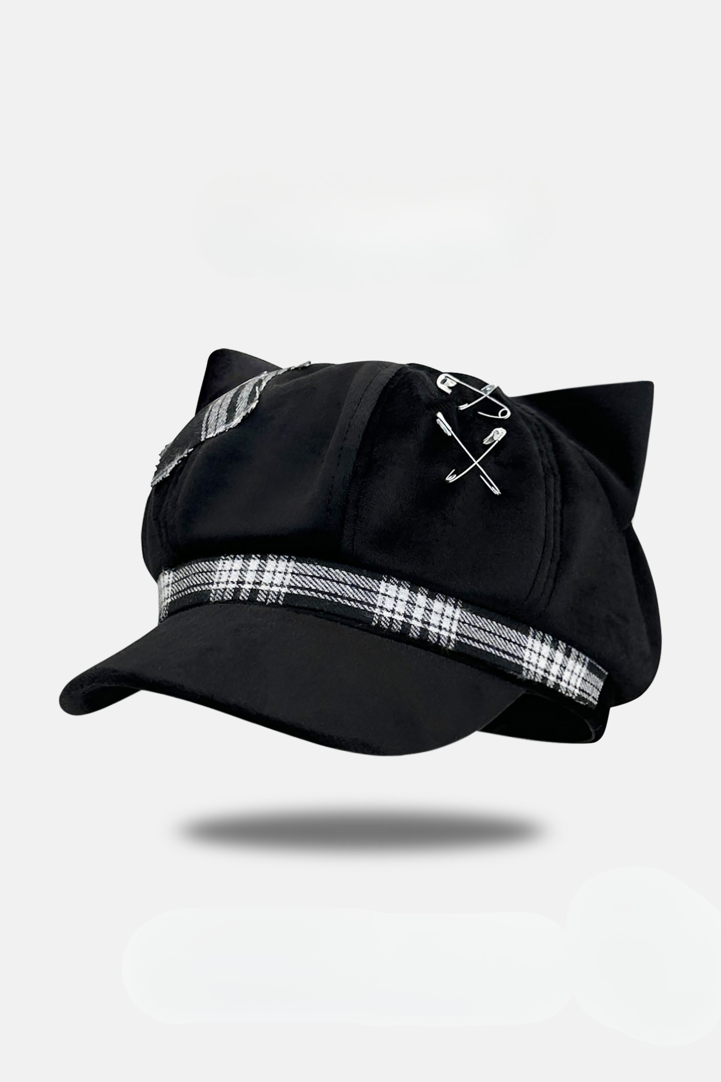Cat Ear Subculture Plaid Hat