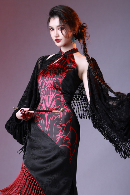 Dark Fire Sleeveless Dress