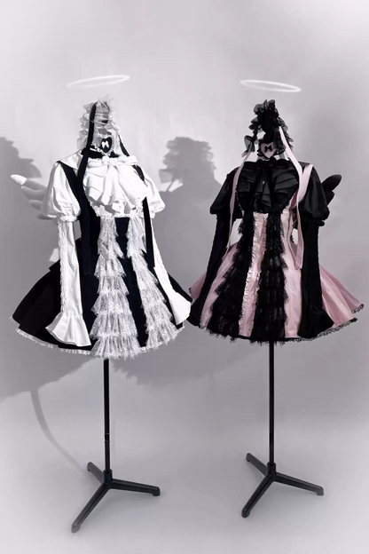 Little Angel Dark Gothic Lace Dress