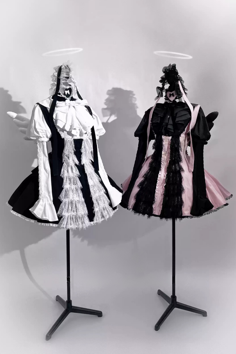 Little Angel Dark Gothic Lace Dress