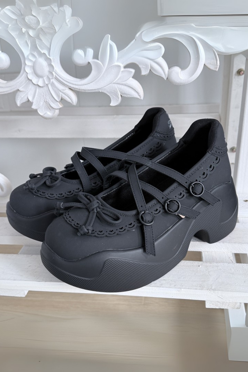 Sweet Slim Ribbon Shoes