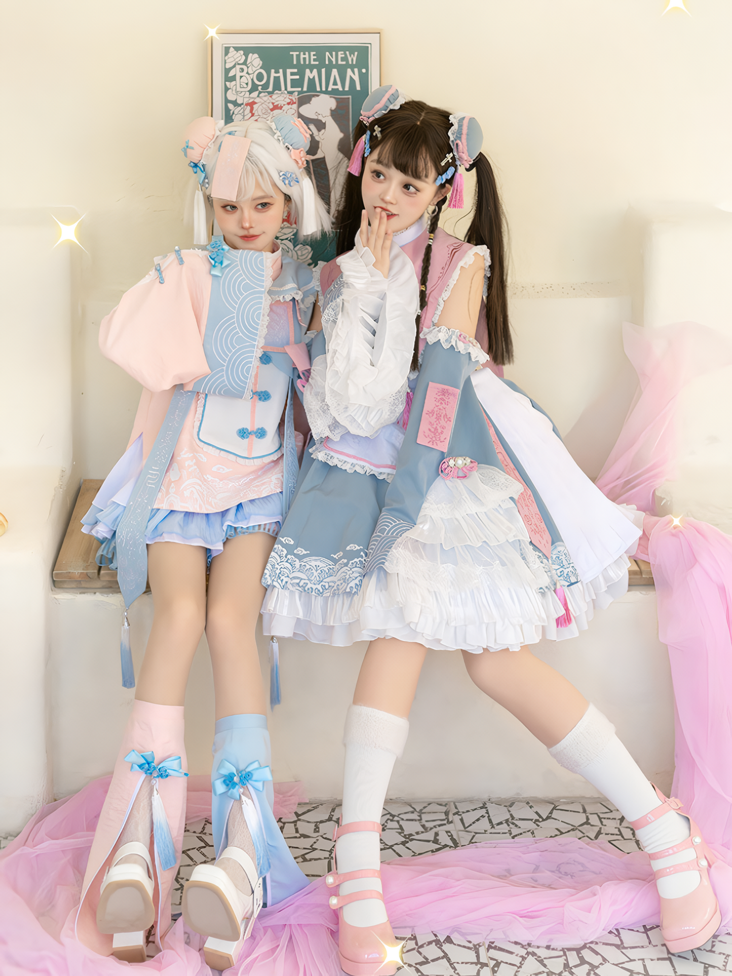 Pastel Jiangshi Chinese-style Lolita Full Set