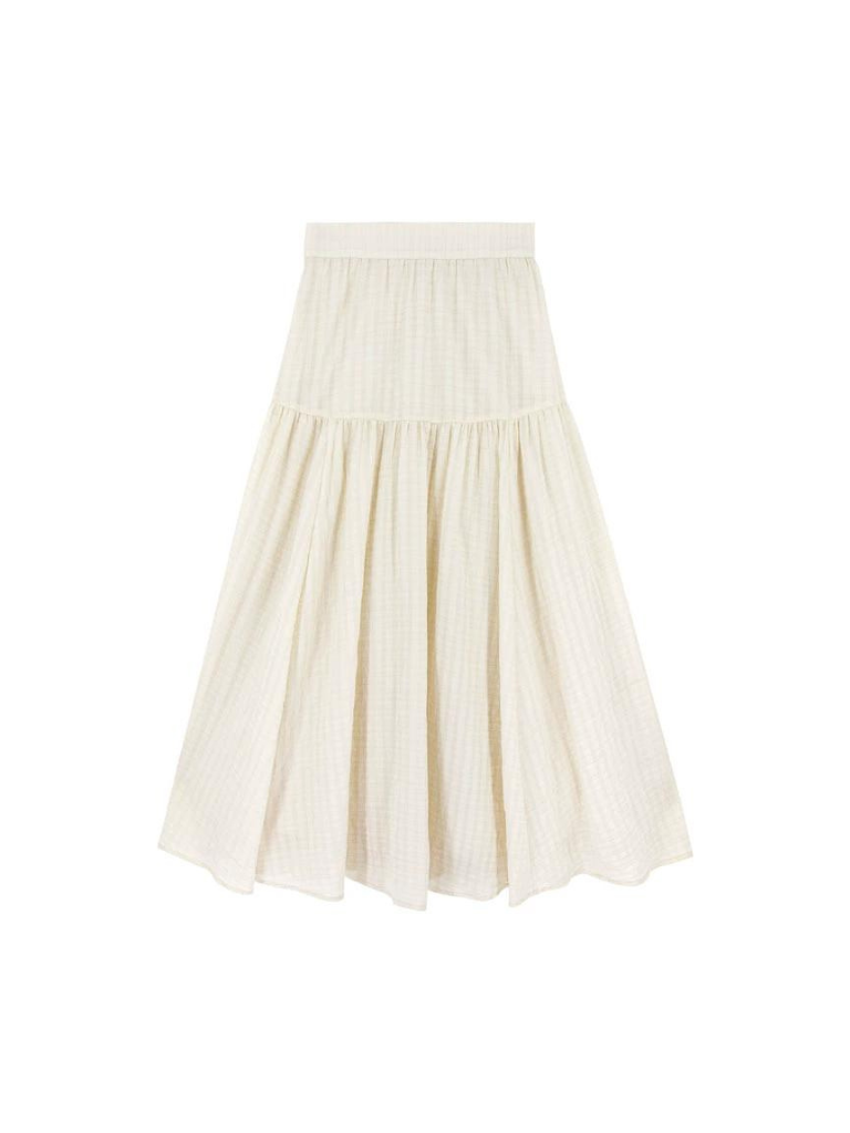 Spring Chinese-style Top + Long Skirt
