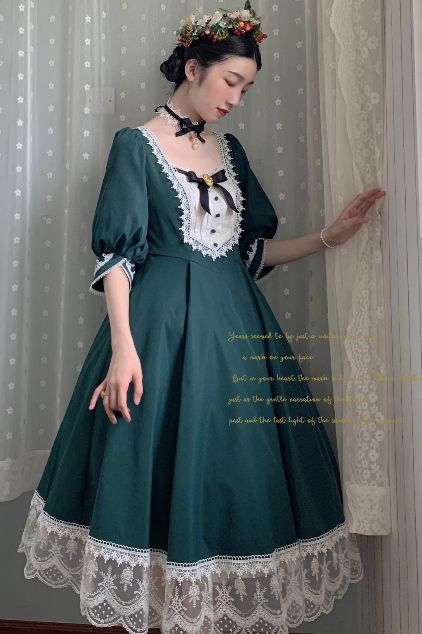 Retro Lace Classic Lolita Dress