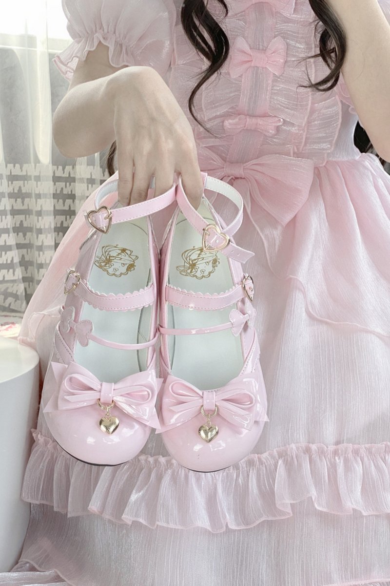 Biscuit Lolita Heel Round Toe Shoes