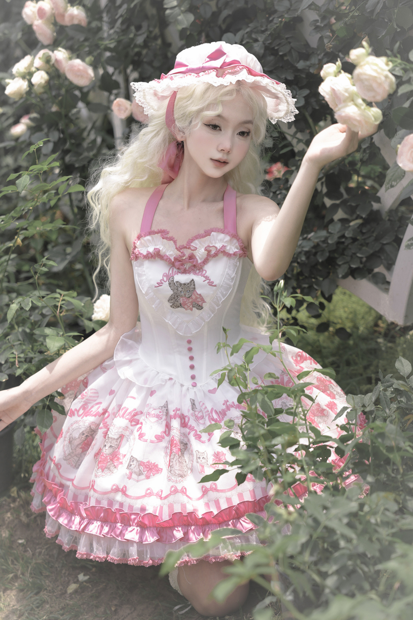 Sweet Girly Cat Jsk + Dress
