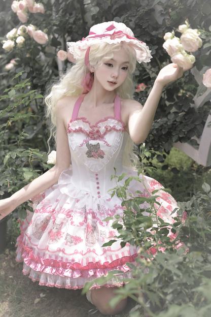 Sweet Girly Cat Jsk + Dress