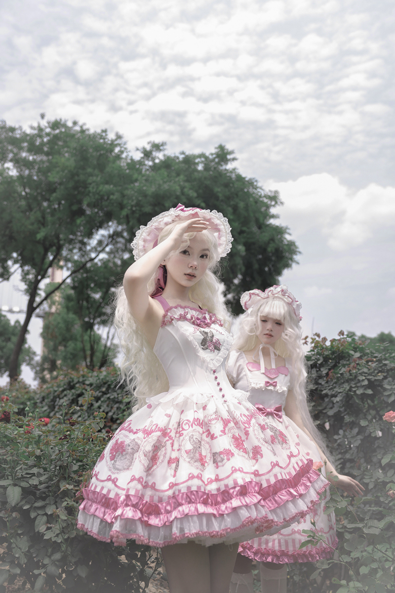 Sweet Girly Cat Jsk + Dress