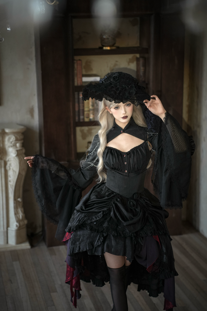 Dark Flower Gothic Lolita Set