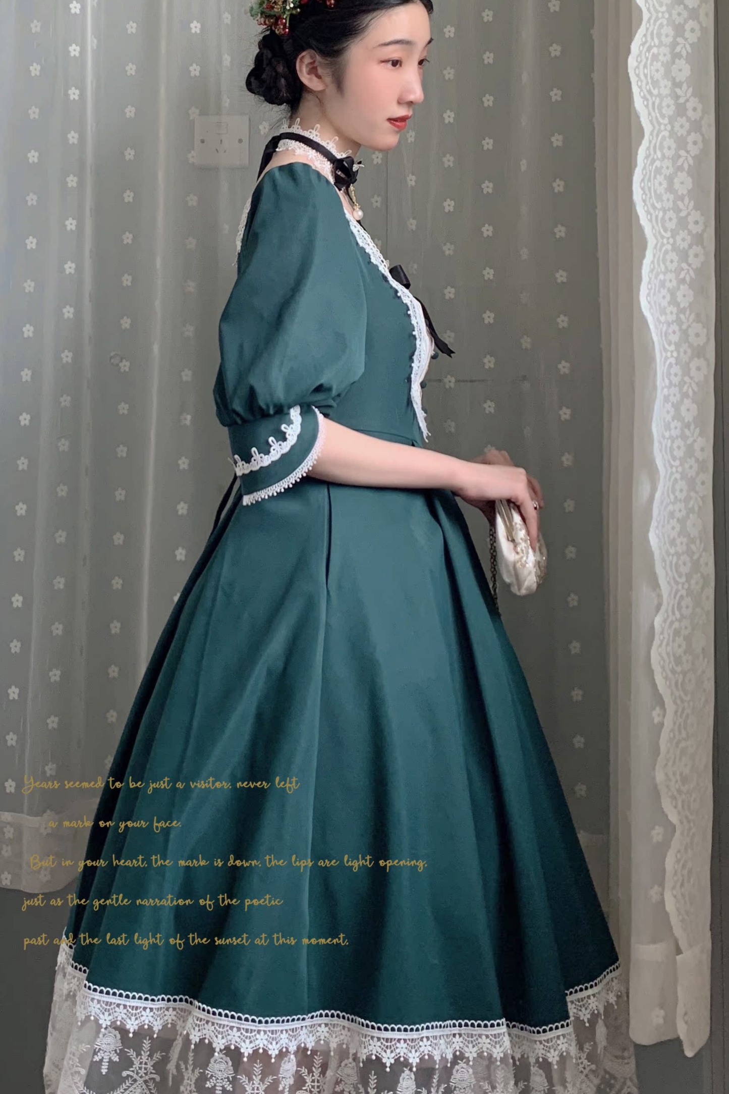 Retro Lace Classic Lolita Dress