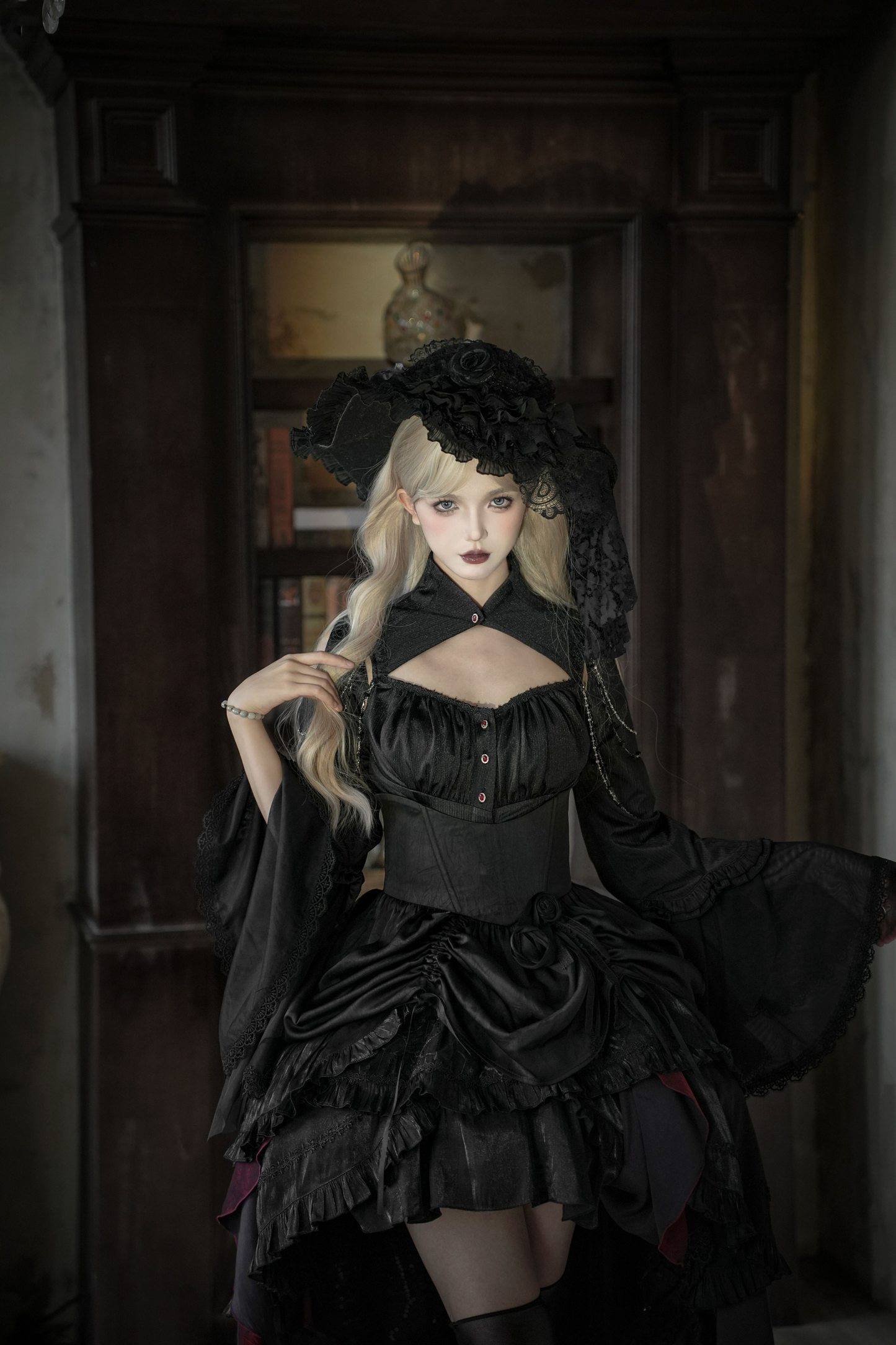 Dark Flower Gothic Lolita Set