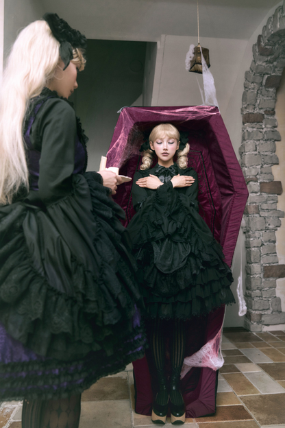 Moon River Gothic Skirt + Cape + Top + Bow