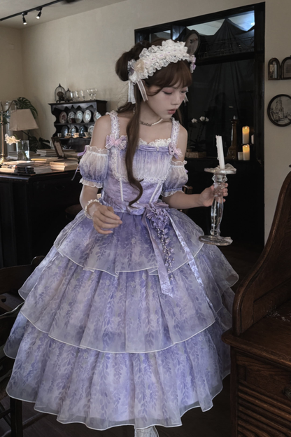 [pre-order] Ballet Style Dress + Hat + Headband + Ribbon Tail
