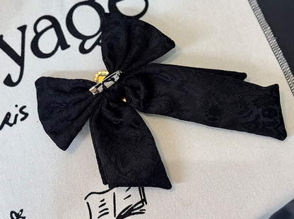 [pre-order Deadline: May 8] Black/red Gothic Prince Series Mini Hat + Jewel Ribbon Brooch