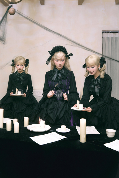 Moon River Gothic Skirt + Cape + Top + Bow