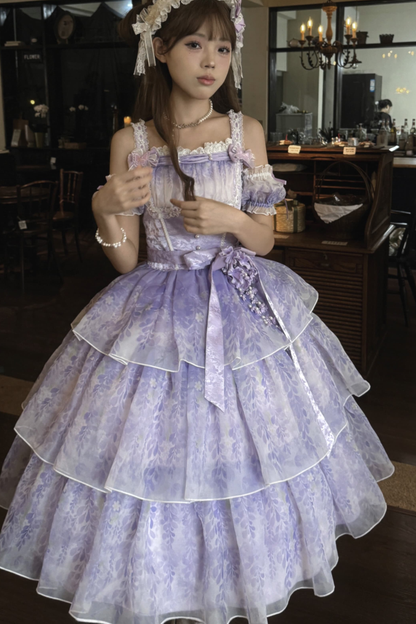 [pre-order] Ballet Style Dress + Hat + Headband + Ribbon Tail