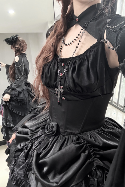 Dark Flower Gothic Lolita Set