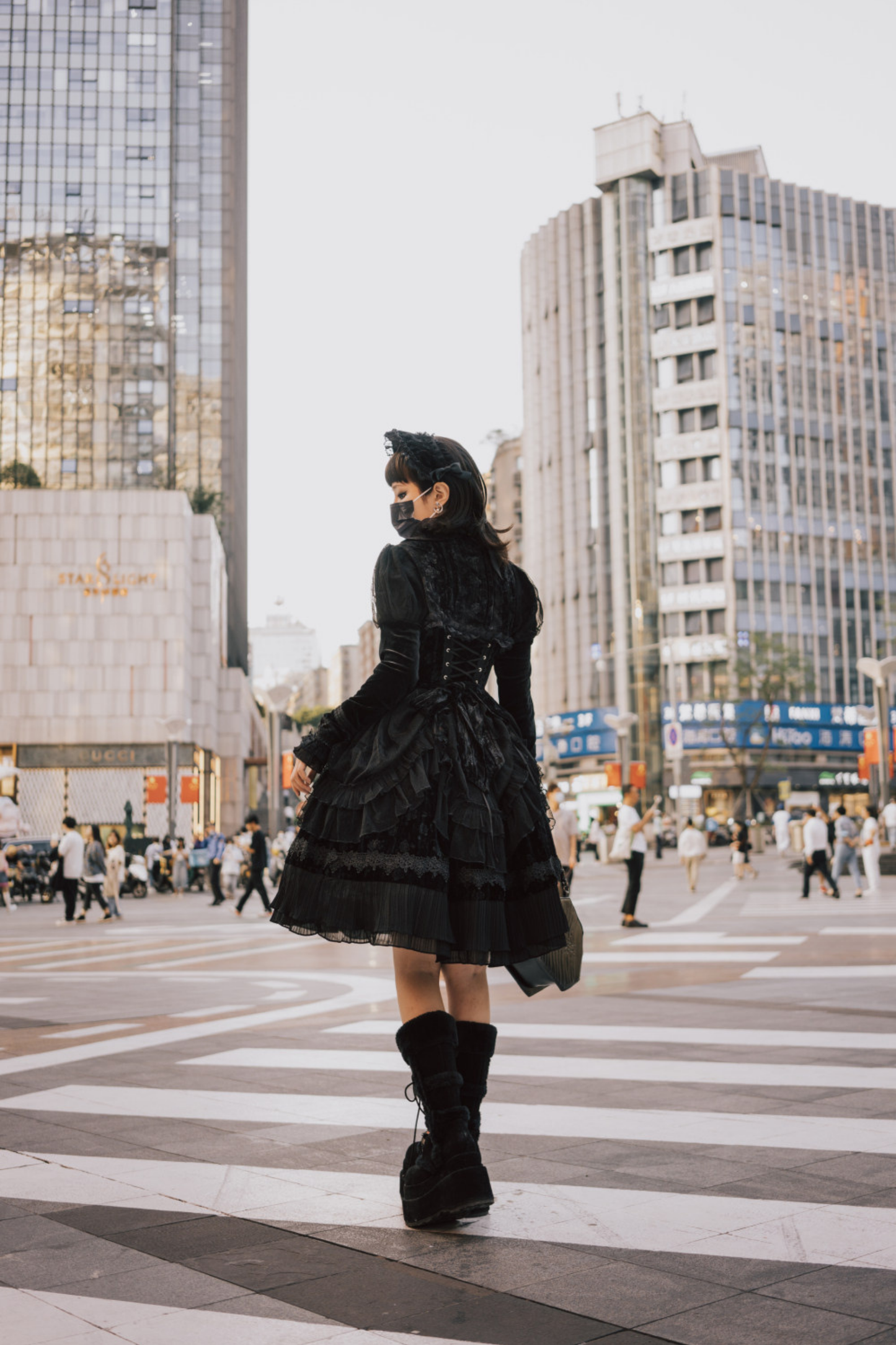 Gothic Doll Lolita Dress + Short Jacket