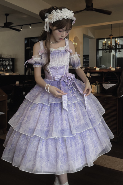 [pre-order] Ballet Style Dress + Hat + Headband + Ribbon Tail