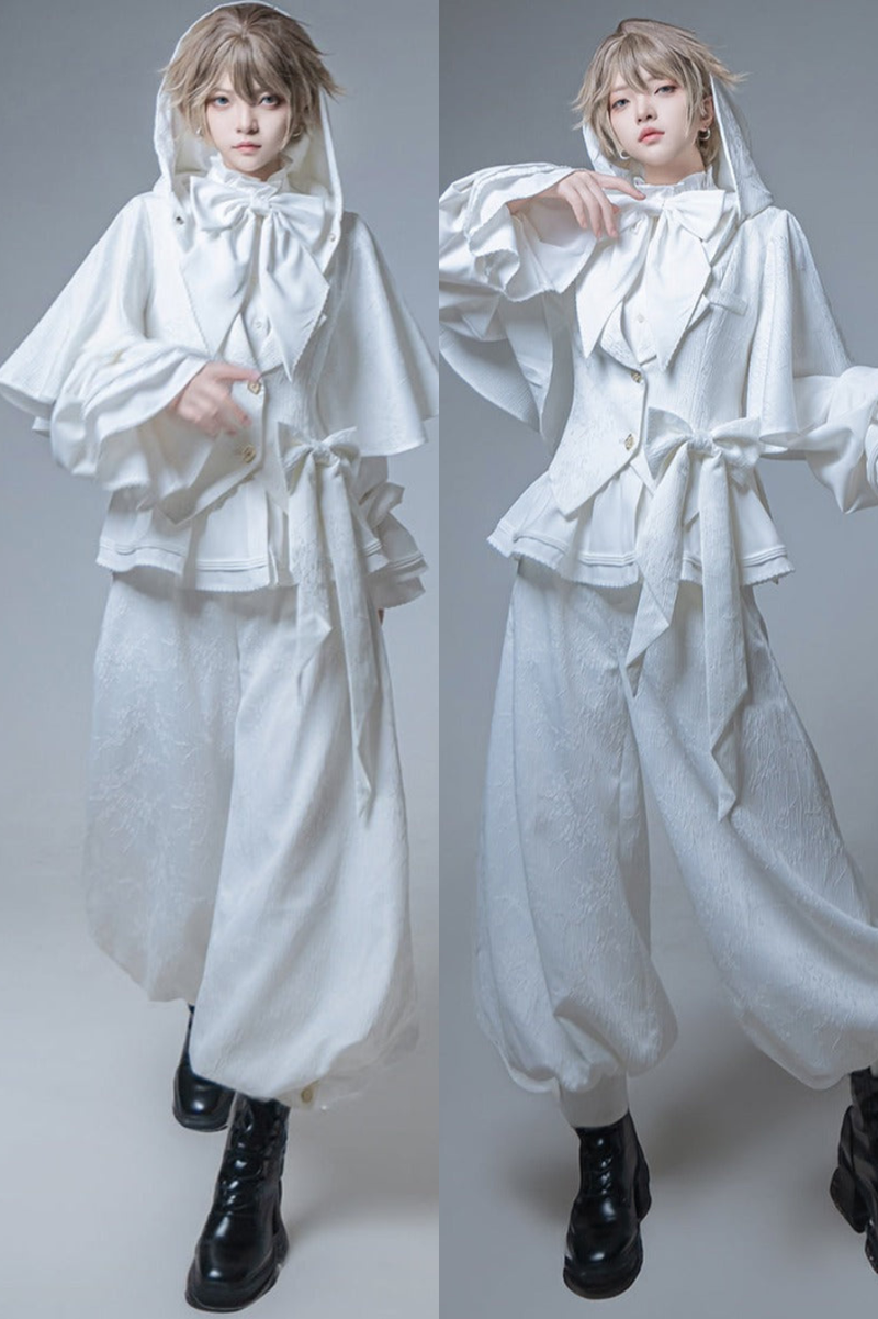 Bunny Prince Hooded Coat + Balloon Shorts + Long Pants [pre-order]