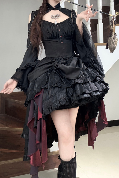 Dark Flower Gothic Lolita Set