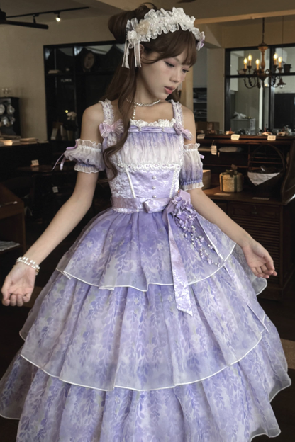 [pre-order] Ballet Style Dress + Hat + Headband + Ribbon Tail