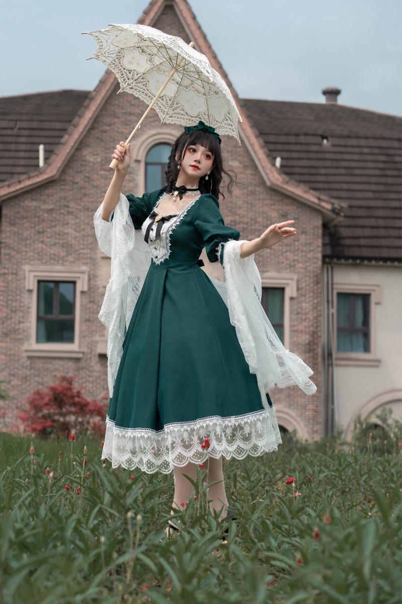 Retro Lace Classic Lolita Dress