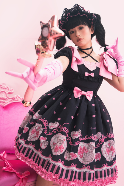 Sweet Girly Cat Jsk + Dress