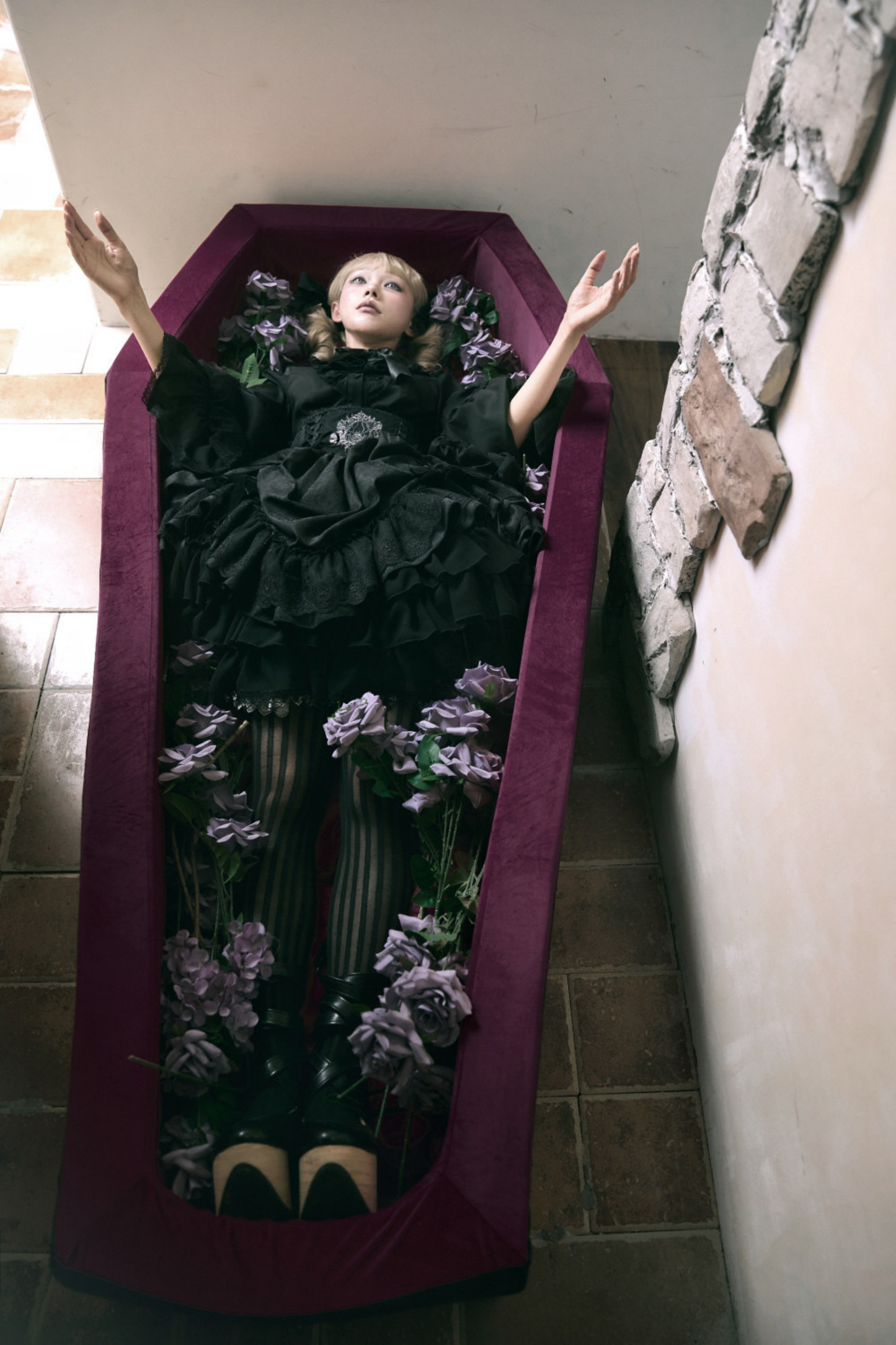 Moon River Gothic Skirt + Cape + Top + Bow