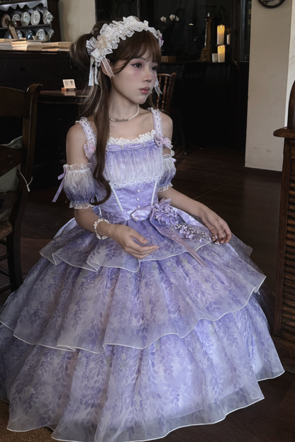 [pre-order] Ballet Style Dress + Hat + Headband + Ribbon Tail