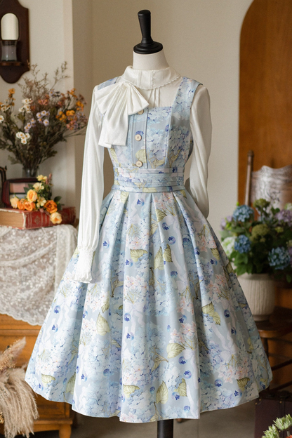 Retro Sleeveless Dress + Shirt