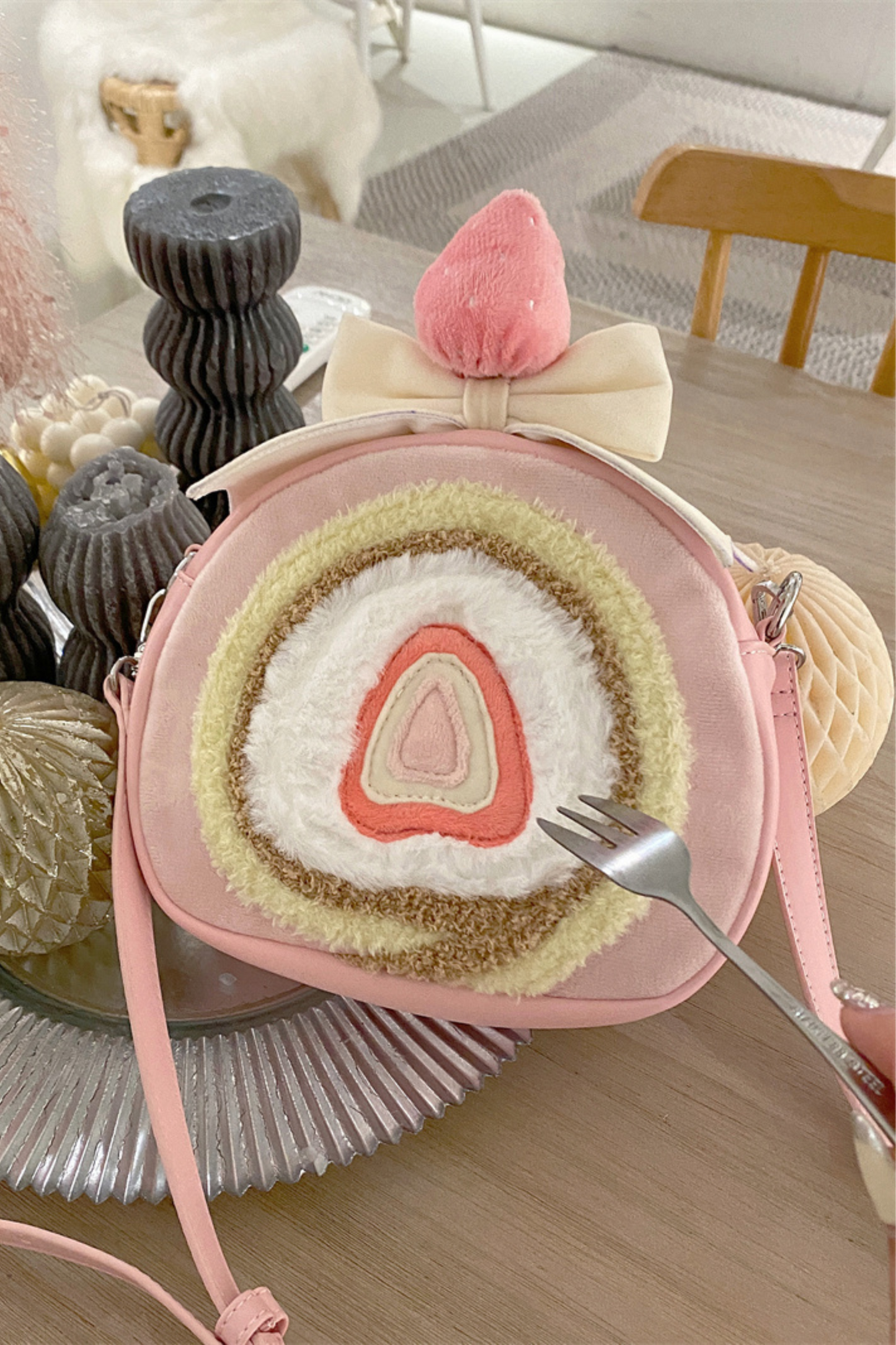 Strawberry Cake Roll Bag