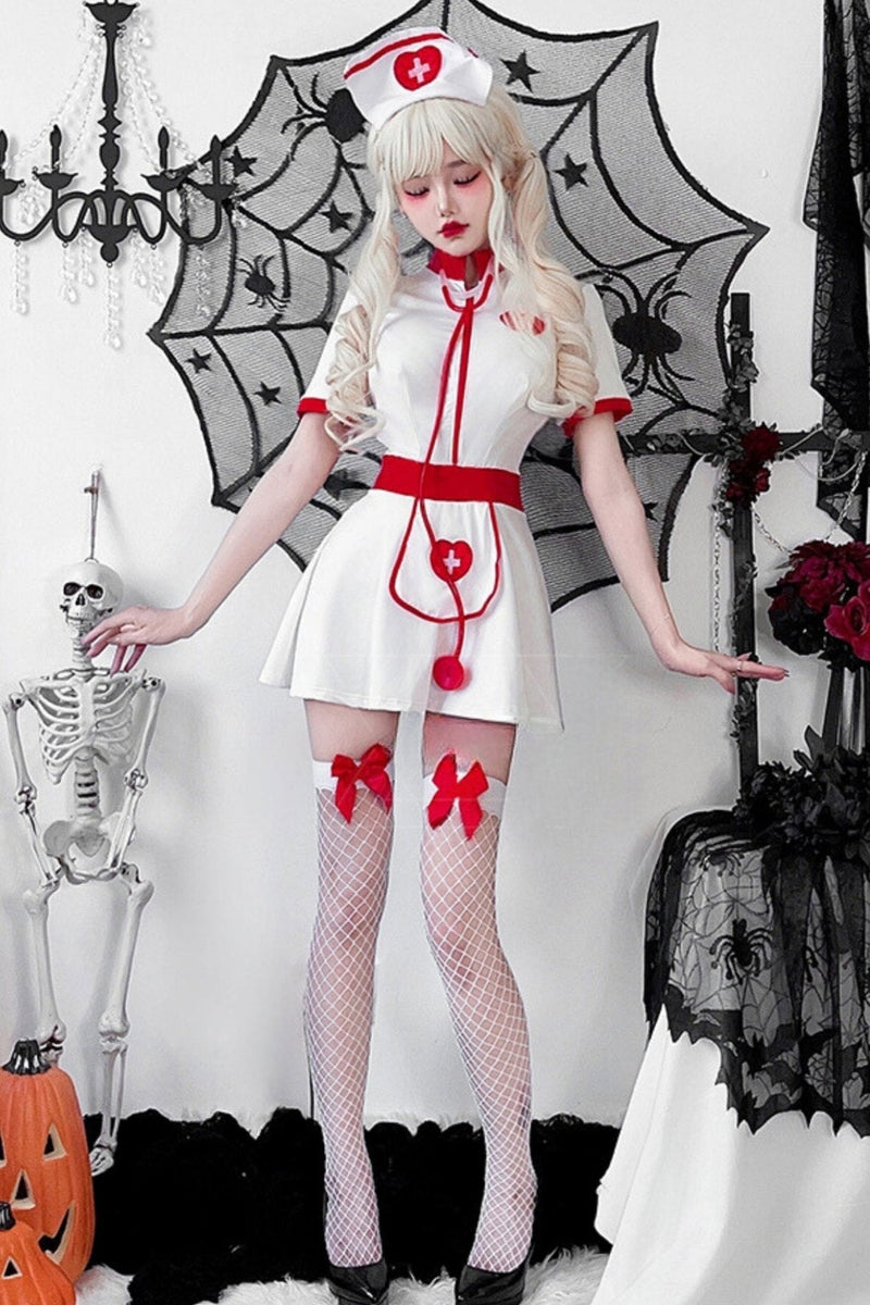 Female Atmosphere Nurse Cosplay Dress