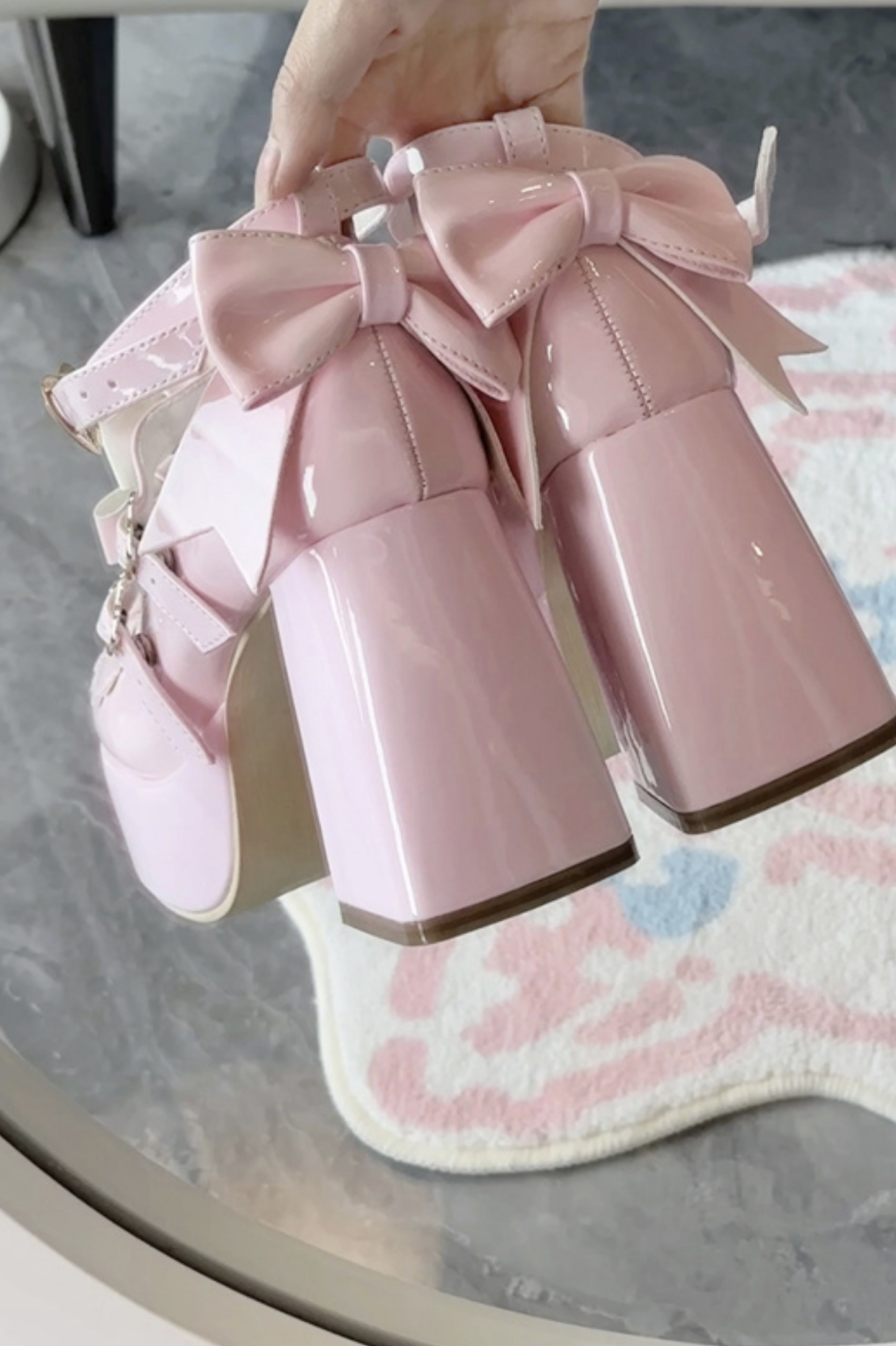 Biscuit Lolita Ribbon Shoes