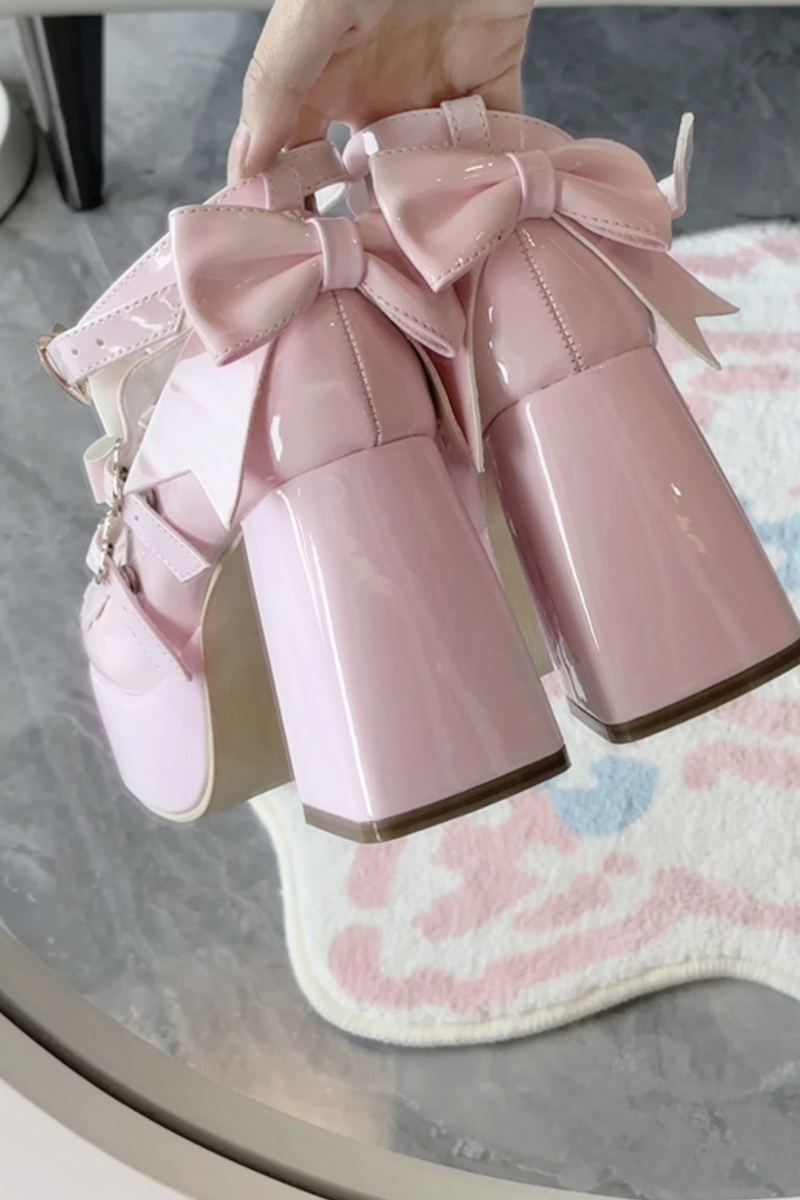 Biscuit Lolita Ribbon Shoes