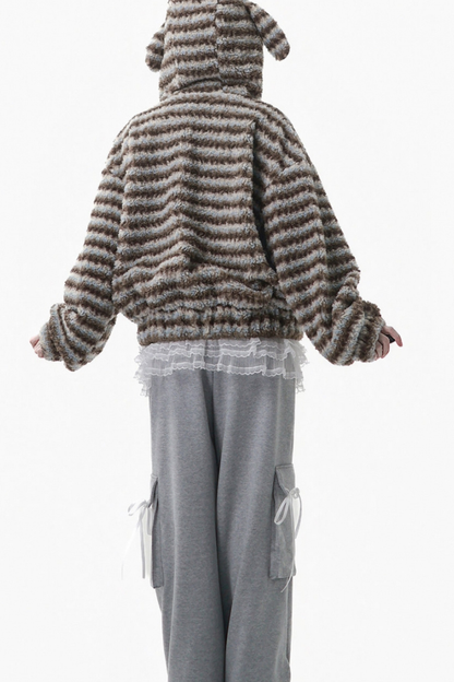 Unicorn Flocked Jacket + Top + Pants