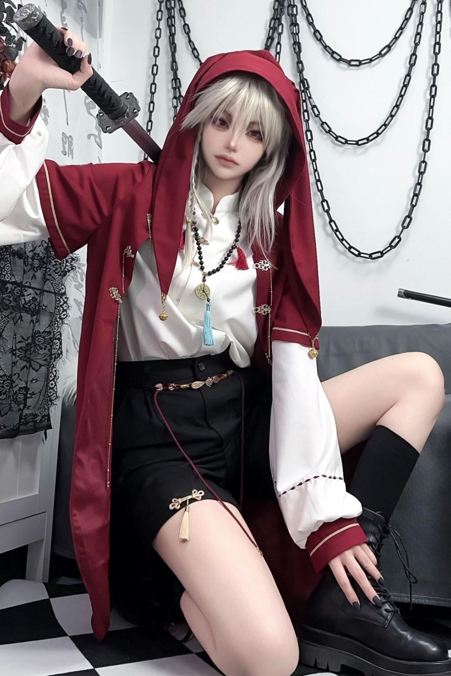 Bunny Hood Prince Outerwear + Shirt + Shorts
