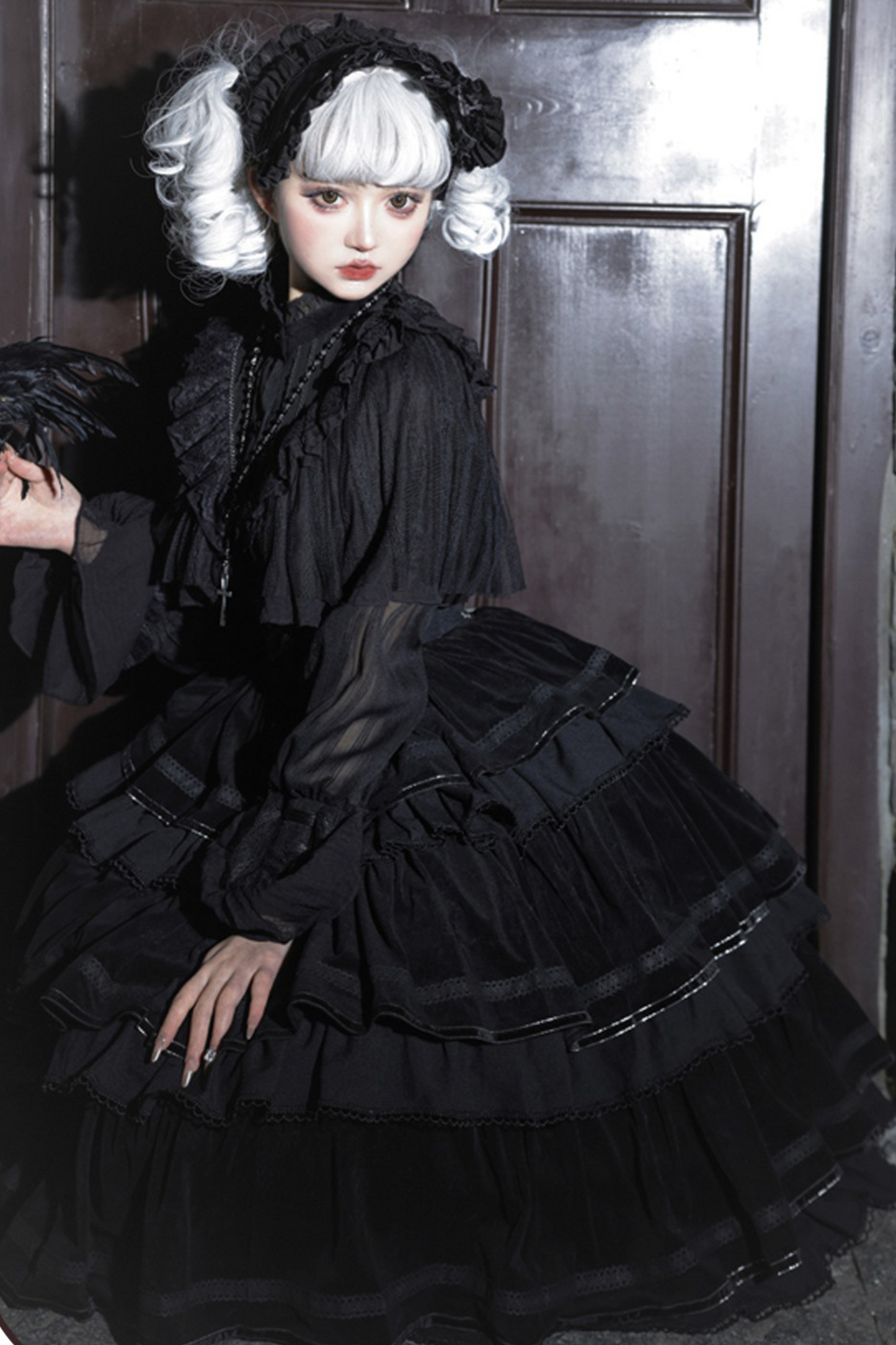 [pre-order] Lolita Shirt + Fishbone Corset Skirt