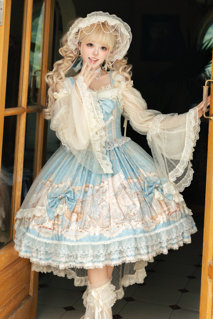 Unicorn Classical Princess Jumperskirt + Top + Bonnet + Catsuit