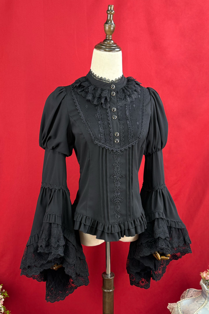 Stand Collar Princess Sleeve Lolita Blouse